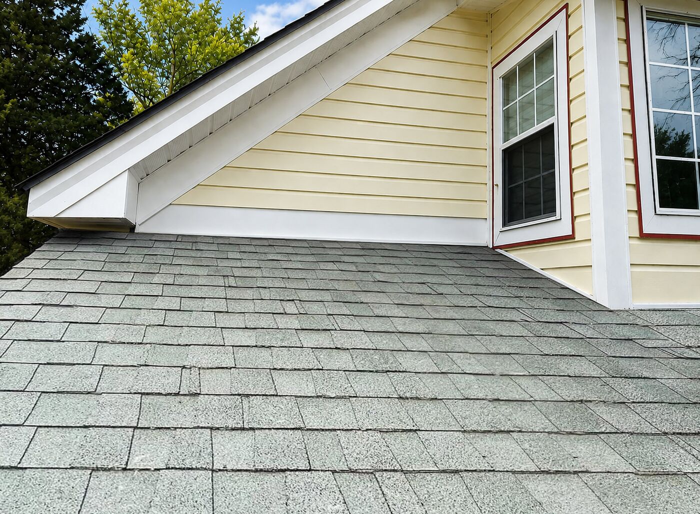 Roof after Next Level's cleaning and restoration