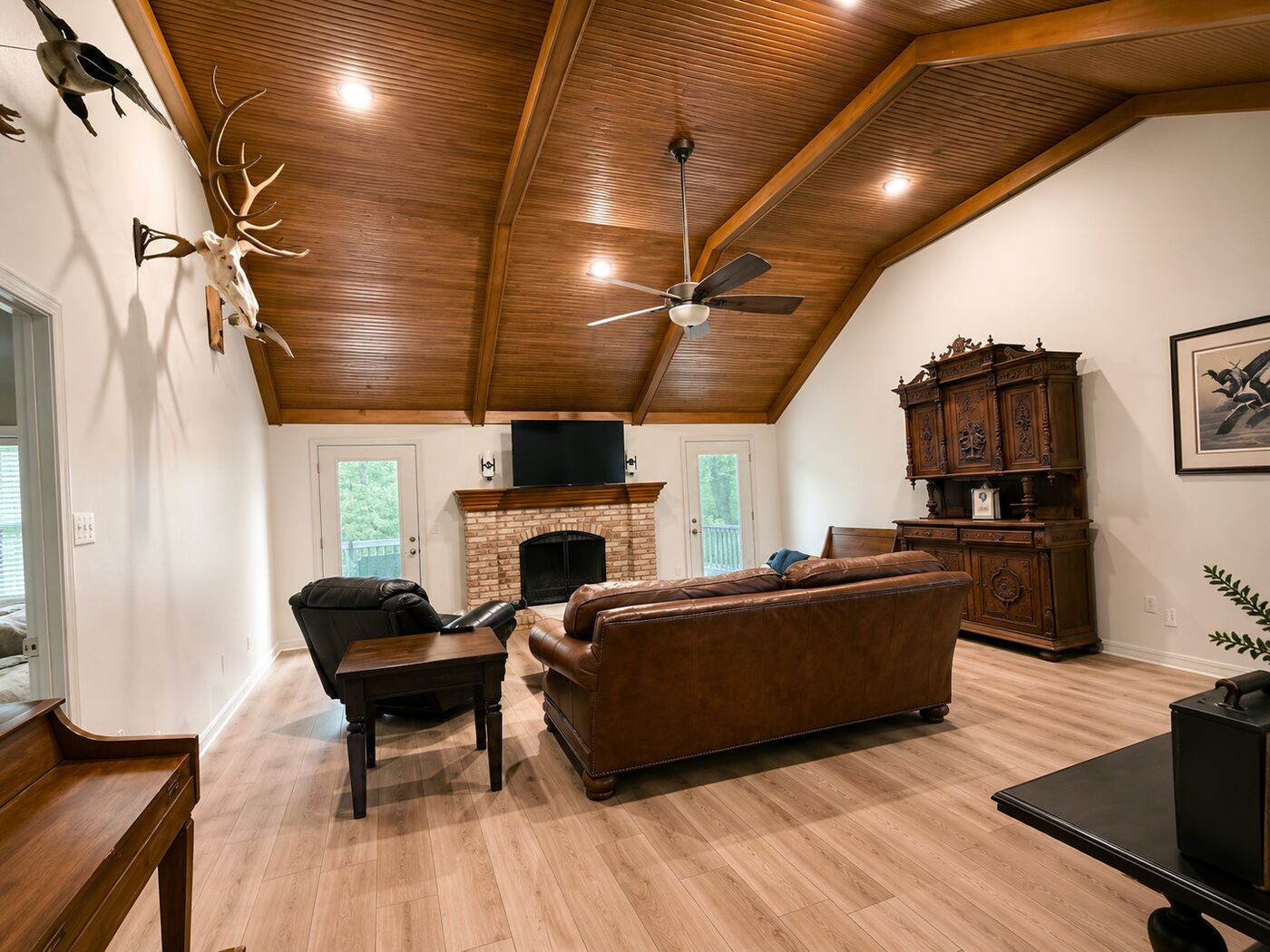 New wood flooring and fresh paint